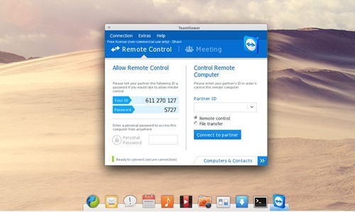 teamviewer on elementary os