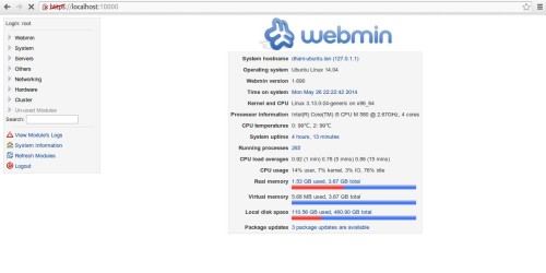 webmin ubuntu 14.04 2