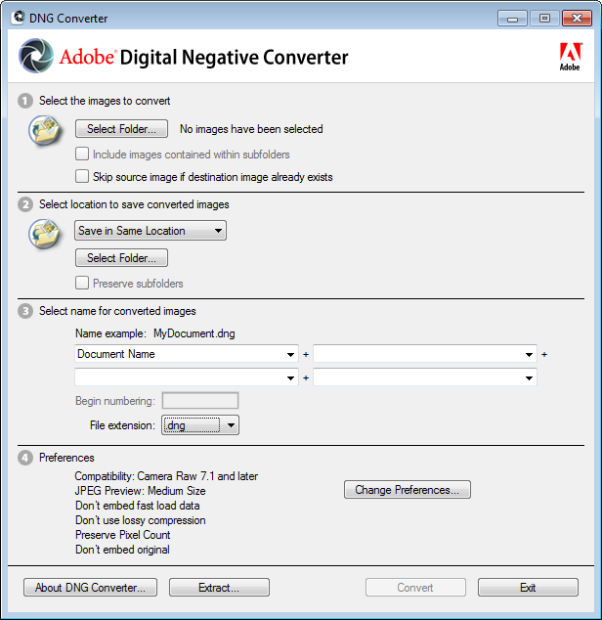 adobe digital negative converter full version download