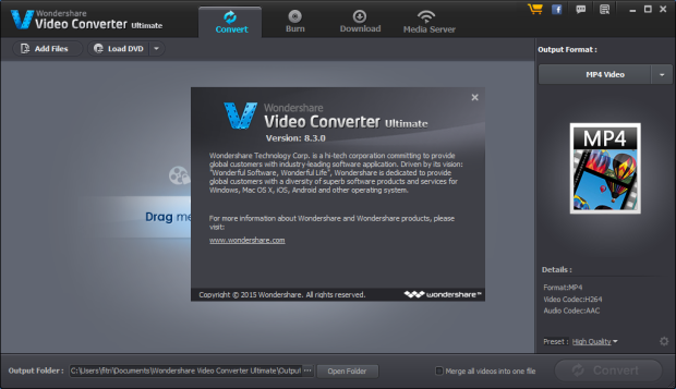 wondershare video converter ultimate 8.3.0 full version