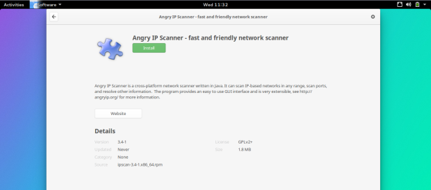 install angry ip scanner fedora