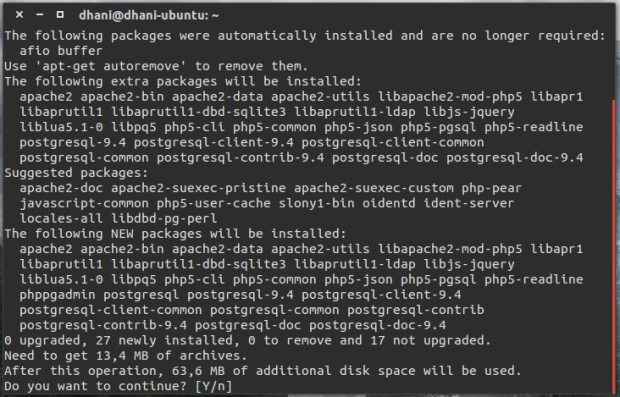 install postgresql on ubuntu