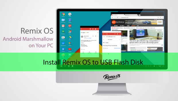 install remix os to usb flash disk
