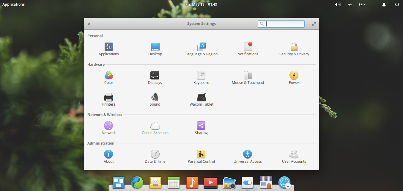 elementary os 0.4.1 system settings.png
